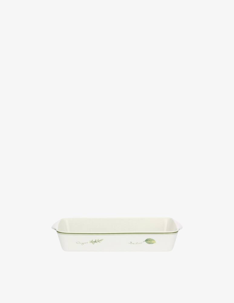 rinascente La Porcellana Bianca Coltivia Rectangular baking tray M