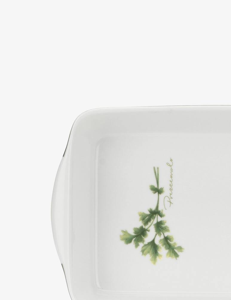 rinascente La Porcellana Bianca Coltivia Rectangular baking tray M