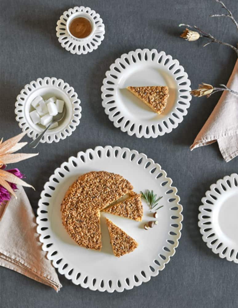 rinascente La Porcellana Bianca Giulietta Tazza Caffe con Piattino 100ml