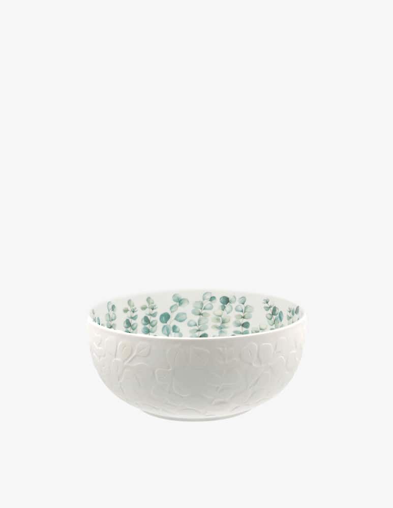 rinascente La Porcellana Bianca Sempreverde Insalatiera Rilievo