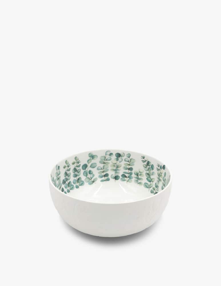 rinascente La Porcellana Bianca Sempreverde Insalatiera Rilievo