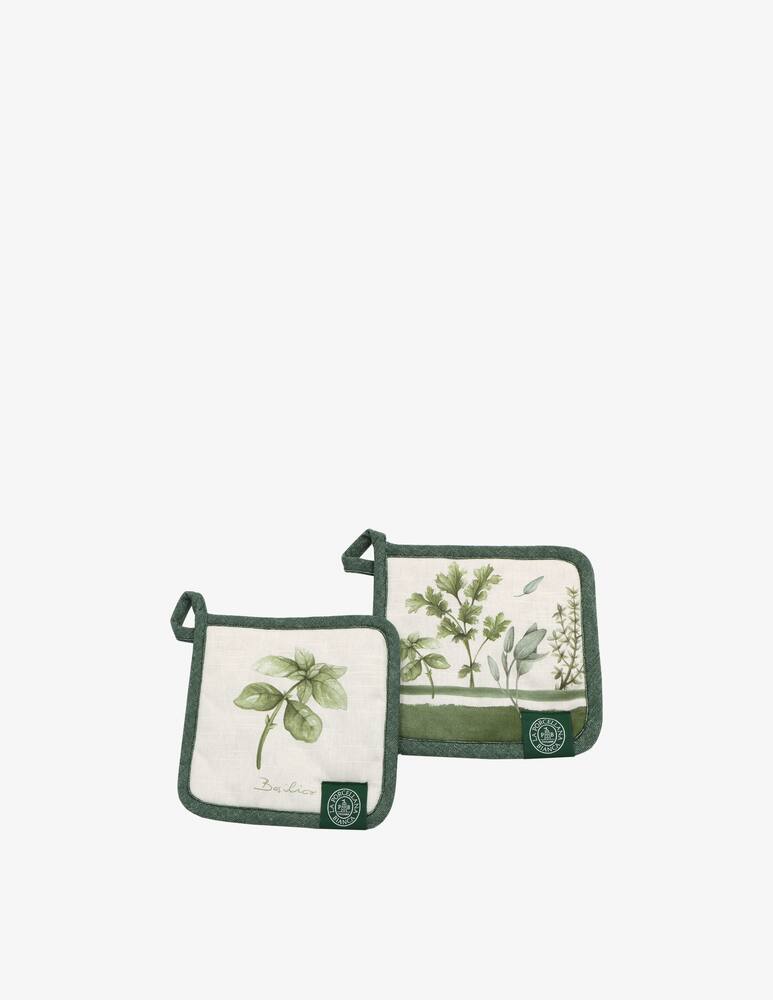 rinascente La Porcellana Bianca Coltivia 2 Pot Holder Set