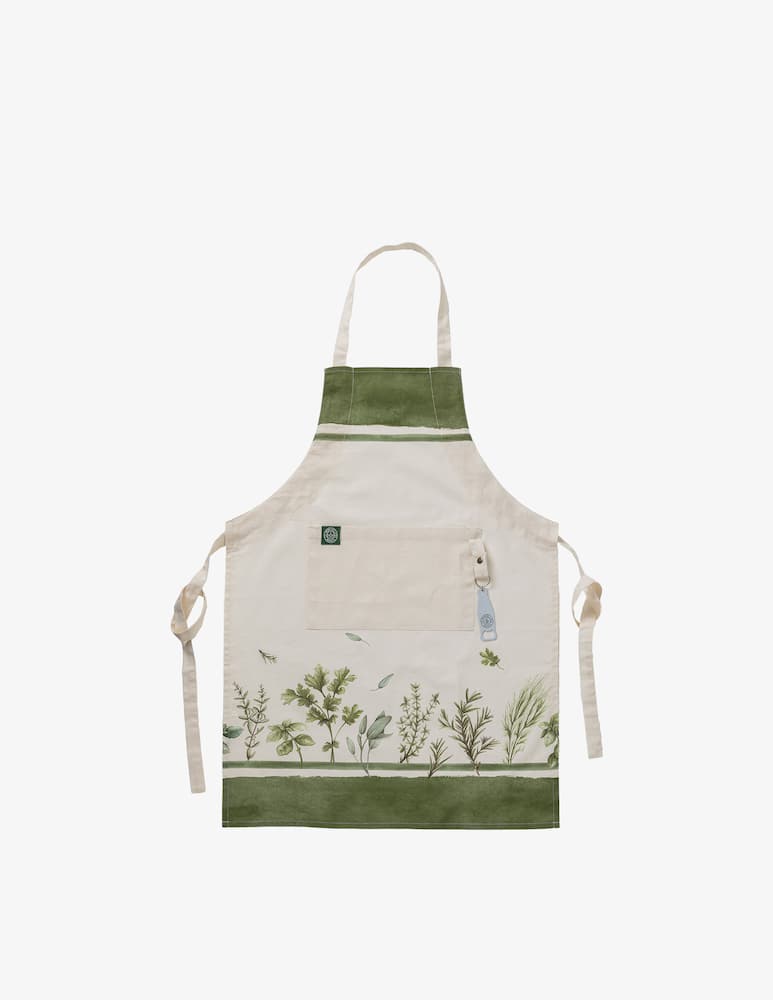 rinascente La Porcellana Bianca Coltivia Apron With Corkscrew
