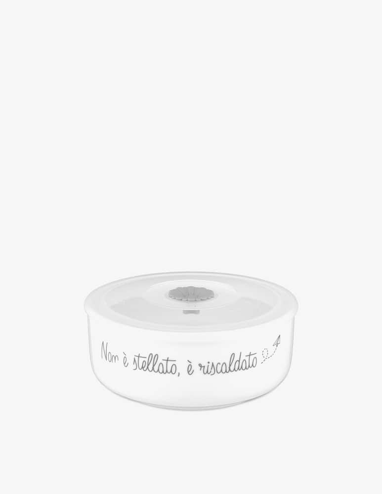 rinascente La Porcellana Bianca Gli Onesti Ciotola Con Tappo Stellato 15cm