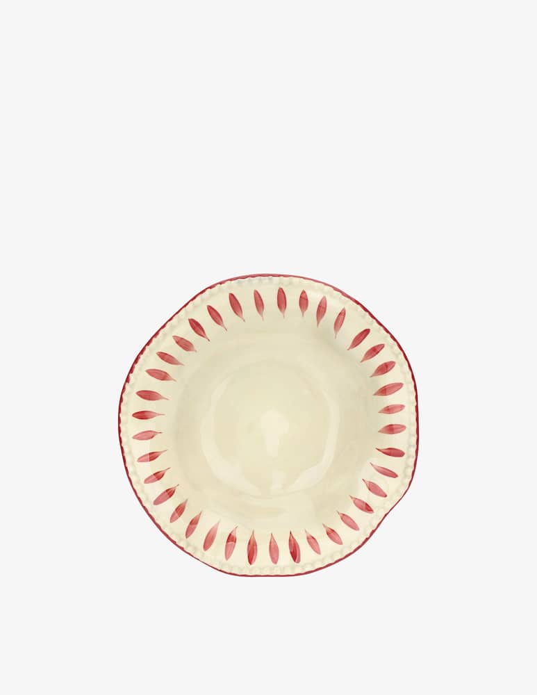 rinascente Rose&Tulipani Domitilla Soup Plate 22 cm