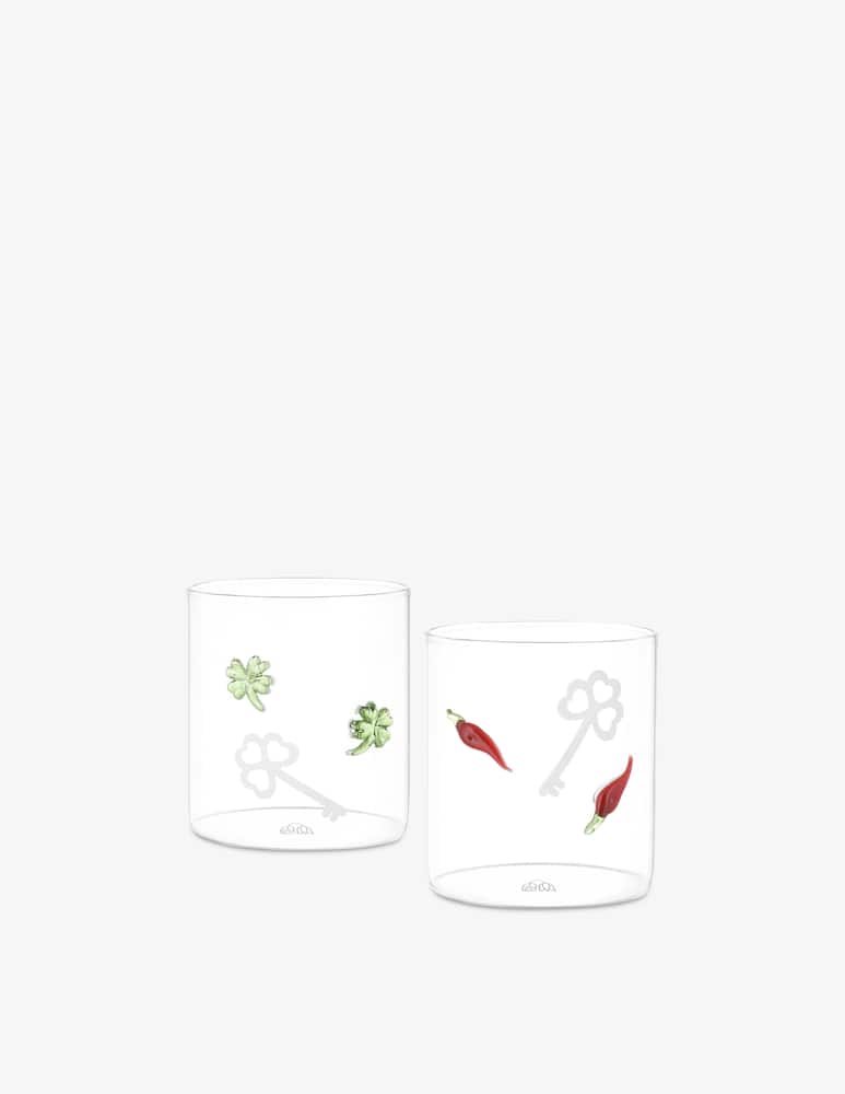 rinascente Rose&Tulipani Lieve Set 2 Bicchieri Fortuna