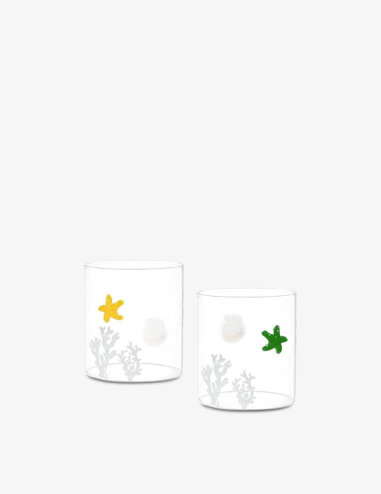 Rose&Tulipani Lieve Set 2 Glasses Sea Design - picture 1 Rose&Tulipani Lieve Set 2 Glasses Sea Design - picture 1