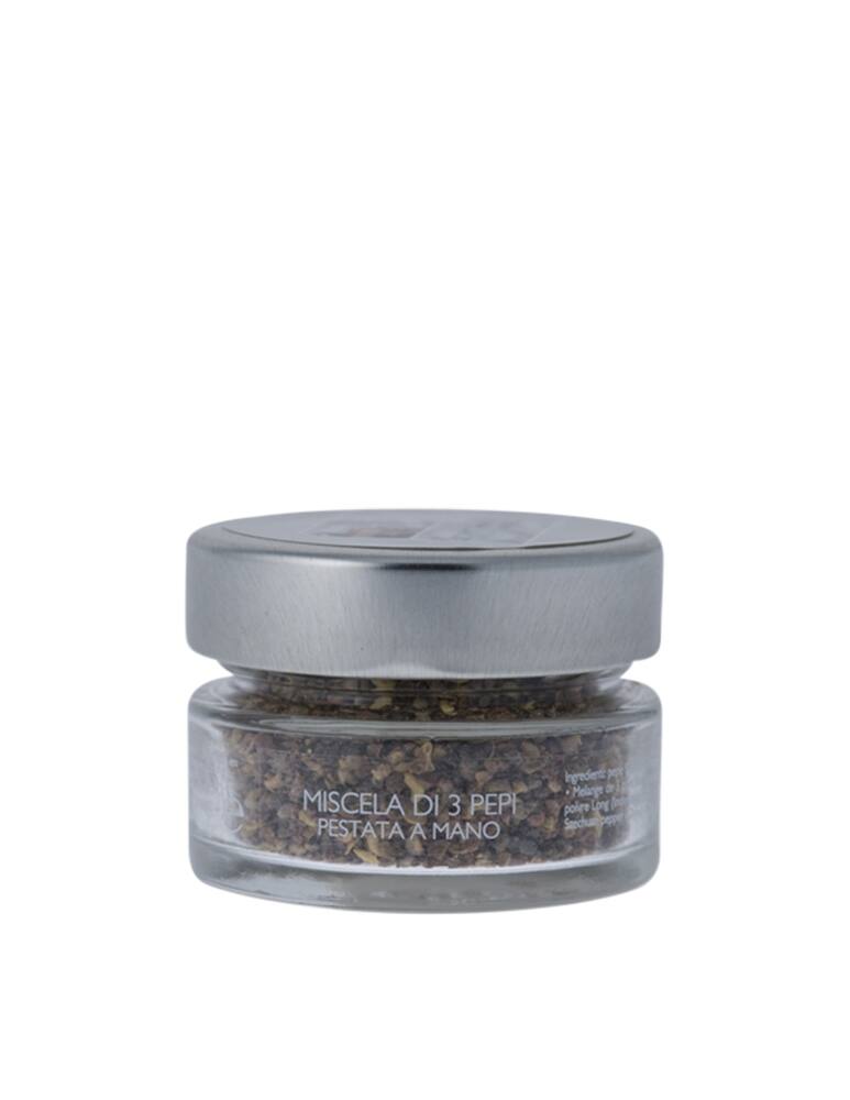 Galateo & Friends Miscela 3 pepi pestata a mano 30 g - immagine 1 Galateo & Friends Miscela 3 pepi pestata a mano 30 g - immagine 1