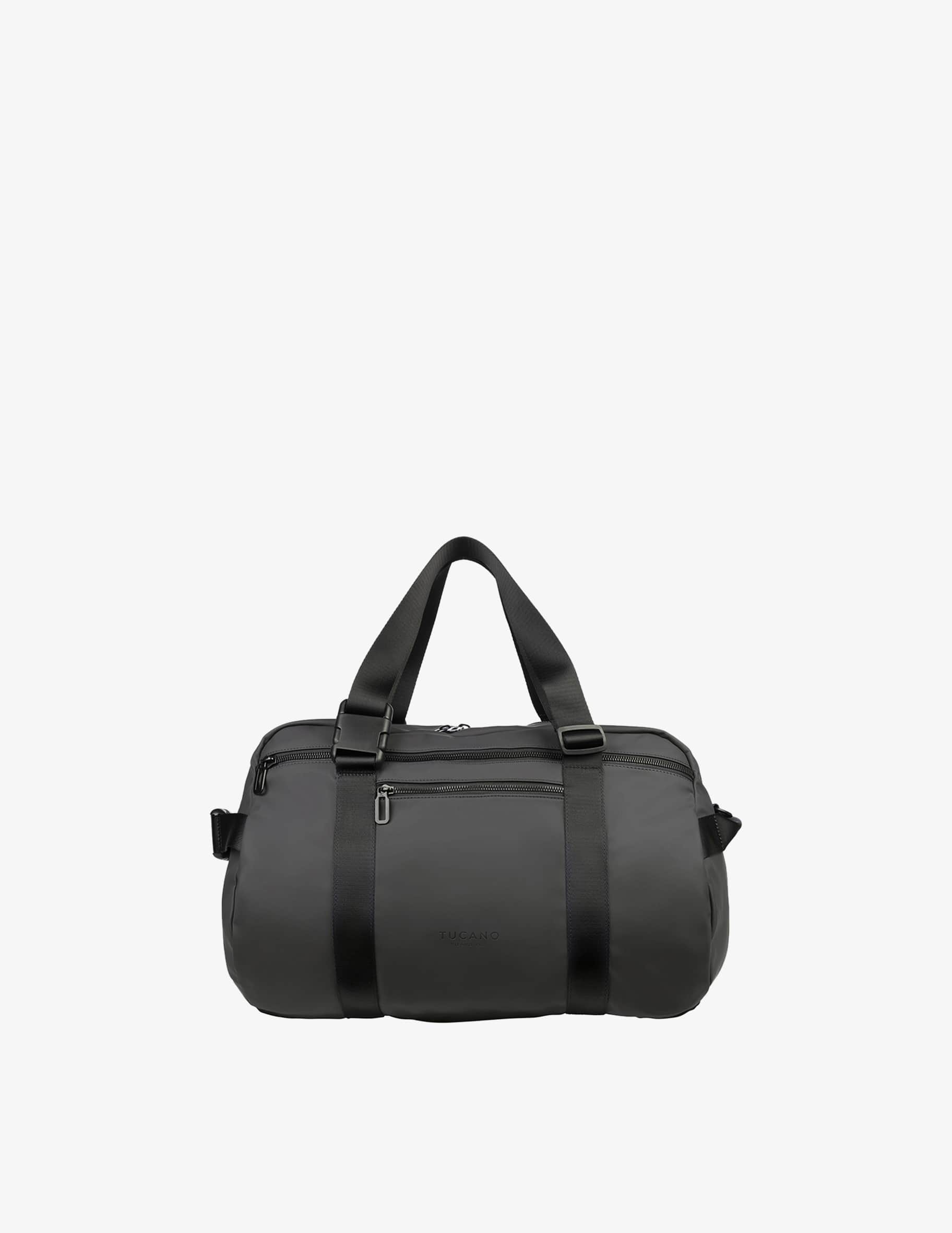 Borsa Da Bagno Audi Weekender - Nero Con Logo Anelli, Riciclata RPET