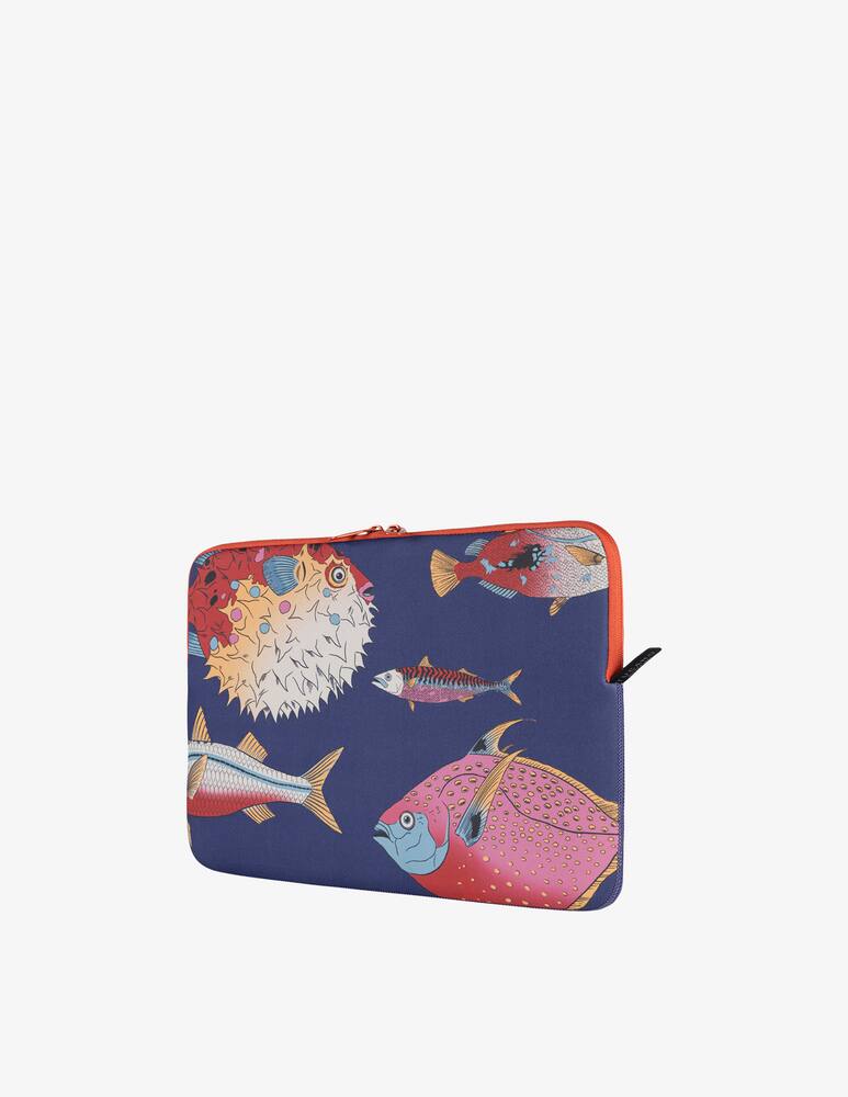 rinascente Tucano Sleeve Schizzo Pesci Custodia Mb 16" Blu