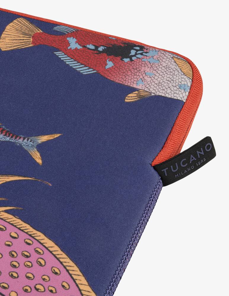 rinascente Tucano Sleeve Schizzo Pesci Custodia Mb 16" Blu