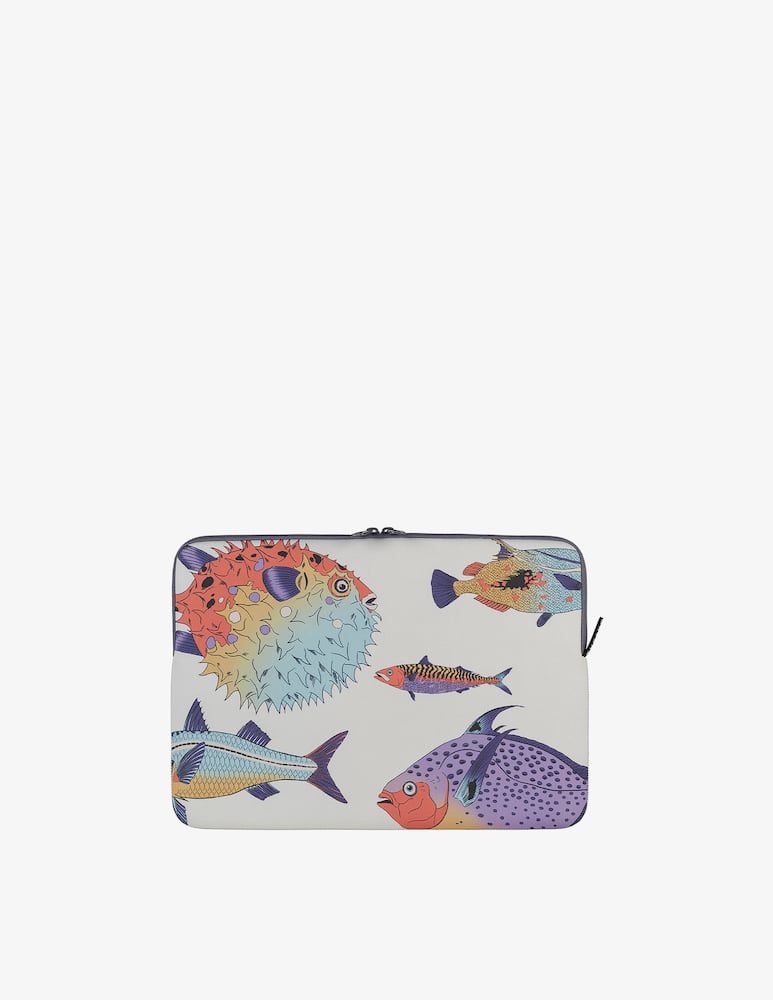 Tucano Custodia Sleeve Schizzo Pesci Mb 16" Bianco - immagine 1 Tucano Custodia Sleeve Schizzo Pesci Mb 16" Bianco - immagine 1