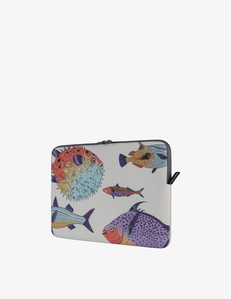 rinascente Tucano Sleeve Schizzo Pesci Custodia Mb 16" Bianco