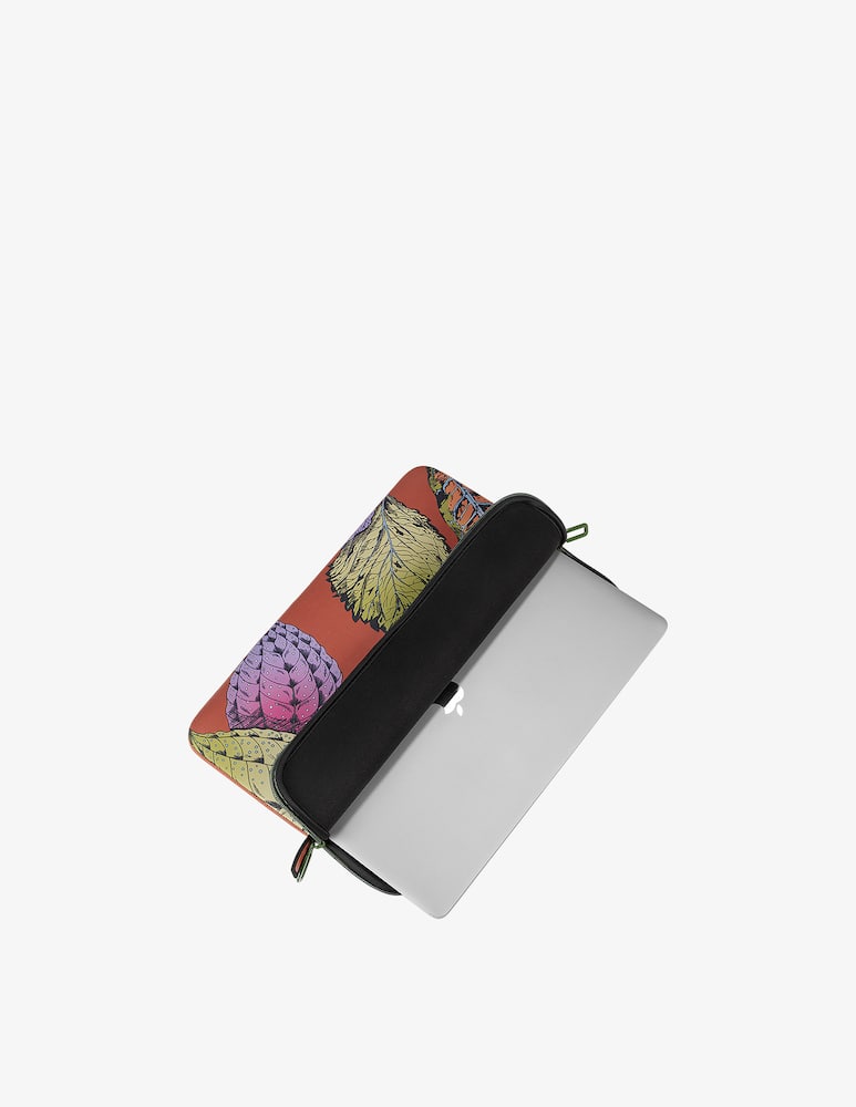 rinascente Tucano Sleeve Schizzo Foglie Custodia Mb 16" Arancio