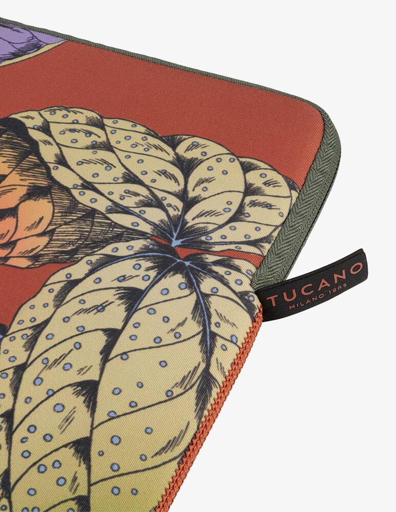 rinascente Tucano Sleeve Schizzo Foglie Custodia Mb 16" Arancio