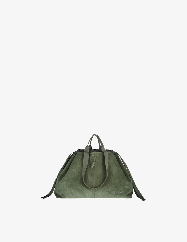 rinascente Tucano Carry Shopper Vertcal Large Green