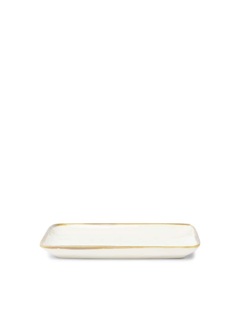 rinascente Rose&Tulipani Concerto Rectangular Tray - Cream