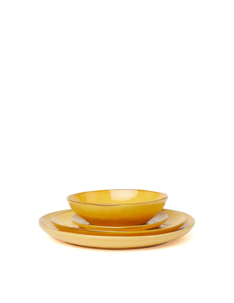 rinascente Rose&Tulipani Concerto Round Platter - Yellow