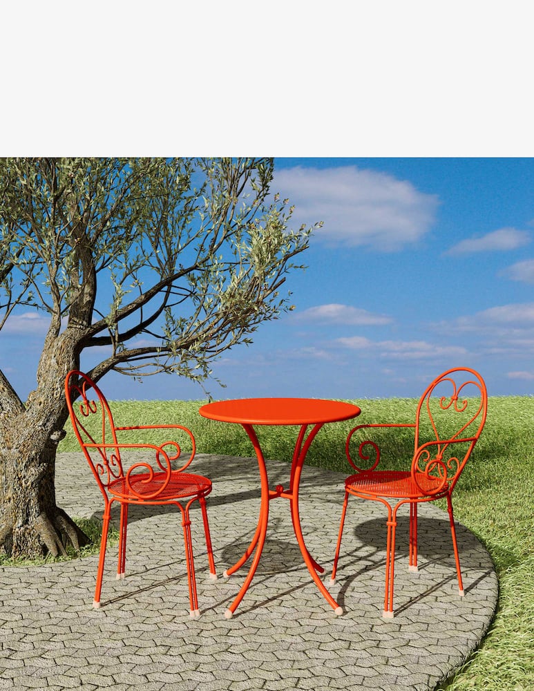 rinascente Emu Pigalle 2 Seats Round Table - Red