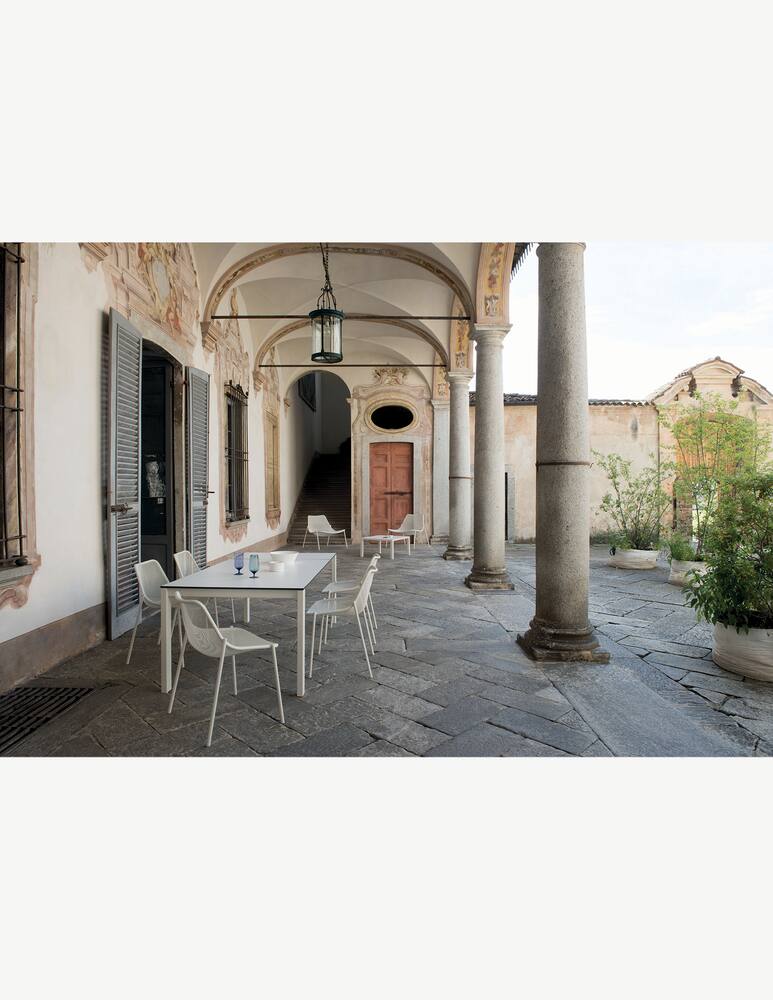 rinascente Emu Round Tavolo Allungabile 6+4 Posti - Bianco