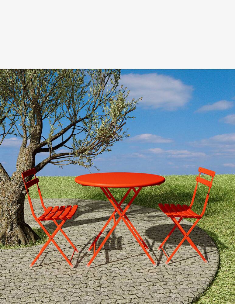 rinascente Emu Arc En Ciel 2/4 Seats Folding Table - Red