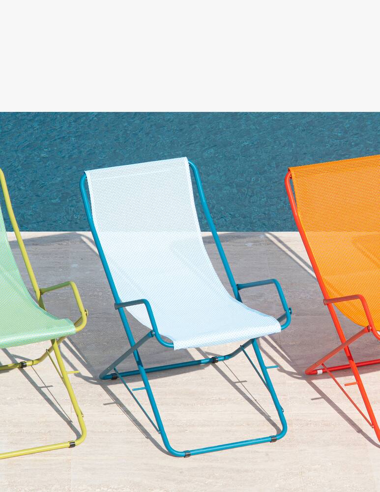 rinascente Emu Bahama Deck Chair - Blue