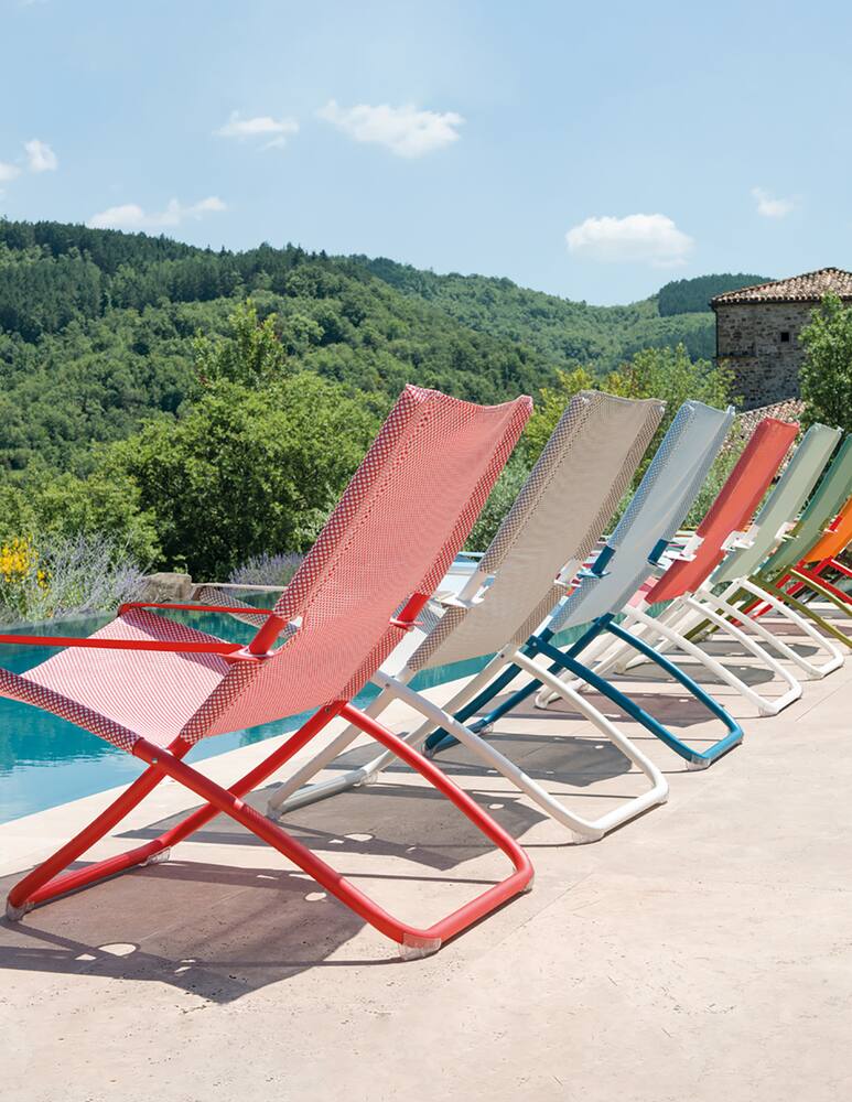 rinascente Emu Snooze Deck Chair - White