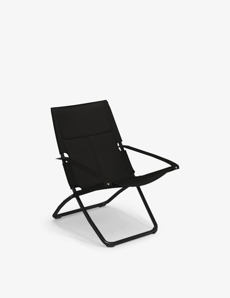 rinascente Emu Snooze Cozy Deck Chair - Black