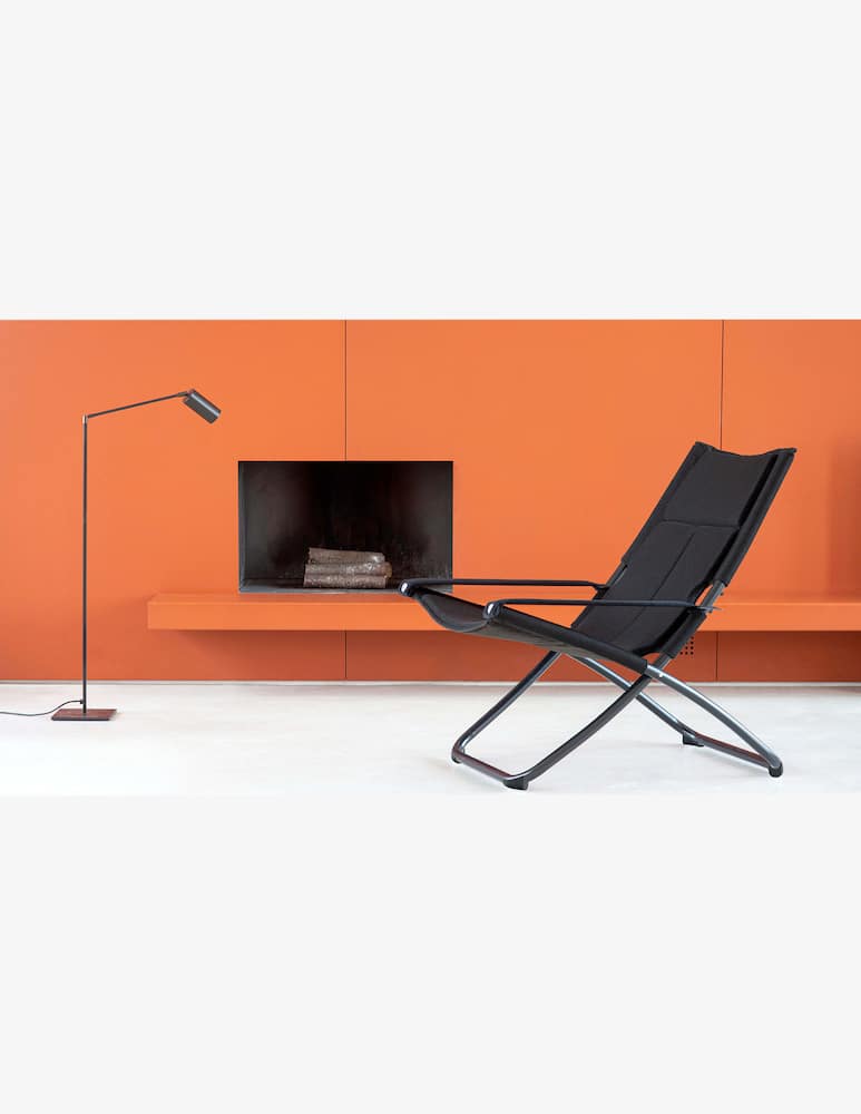 rinascente Emu Snooze Cozy Deck Chair - Black