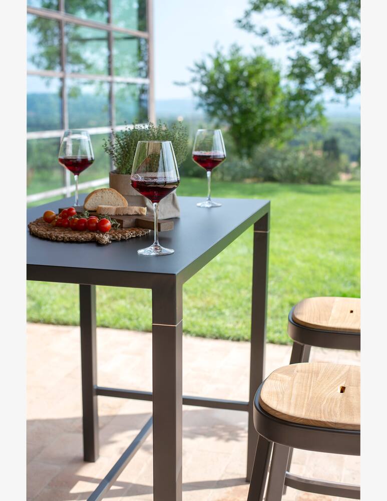 rinascente Emu Nova Tavolo Alto Quadrato 4 Posti - Grigio