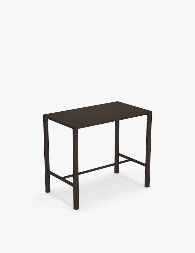 rinascente Emu Nova 4 Seats Counter Rectangular Table - Brown