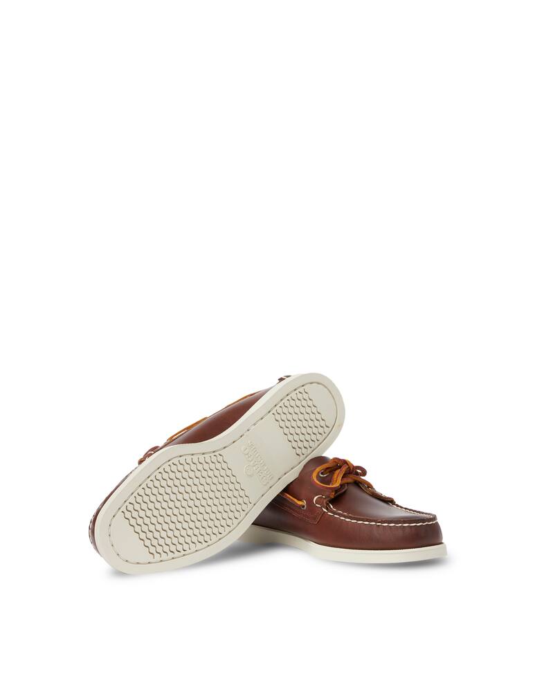 rinascente Sebago Dock side portland waxed loafer - brown