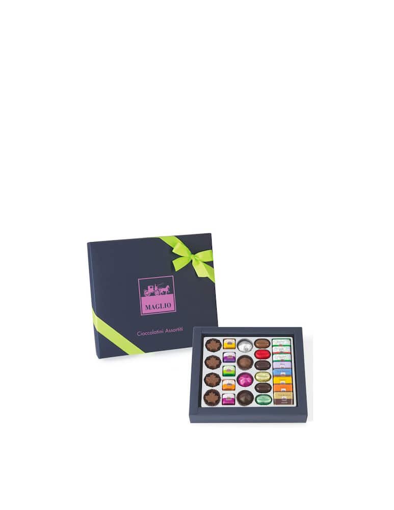 Maglio Scatola blu elegant praline assortiti 230 gr - picture 1 Maglio Scatola blu elegant praline assortiti 230 gr - picture 1