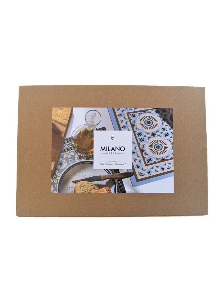 rinascente Milano 1919 Set 4 Tovagliette Nouveau + Cuba