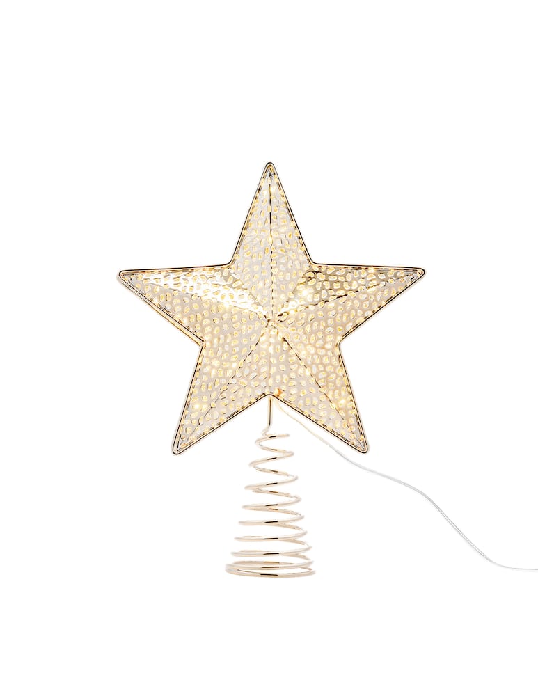 rinascente Lotti Puntale Stella 15 Microled Bianco Caldo Uso Interno