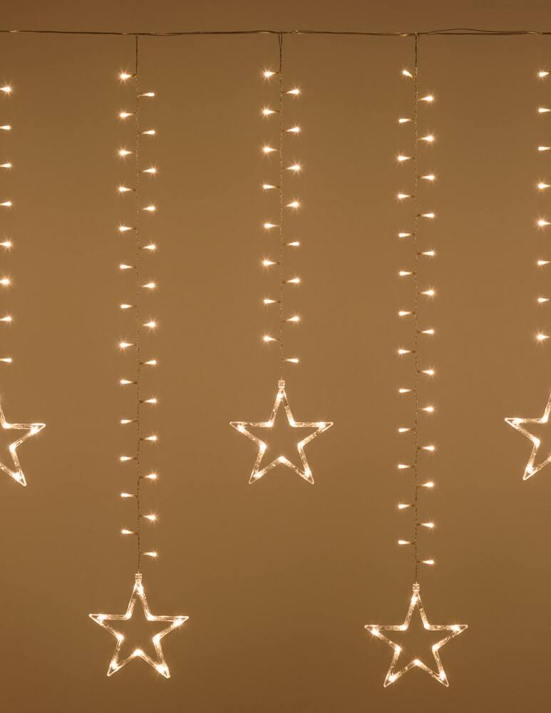 rinascente Lotti Ice Cluster Light Con 20 Stelle 620 Led Caldo