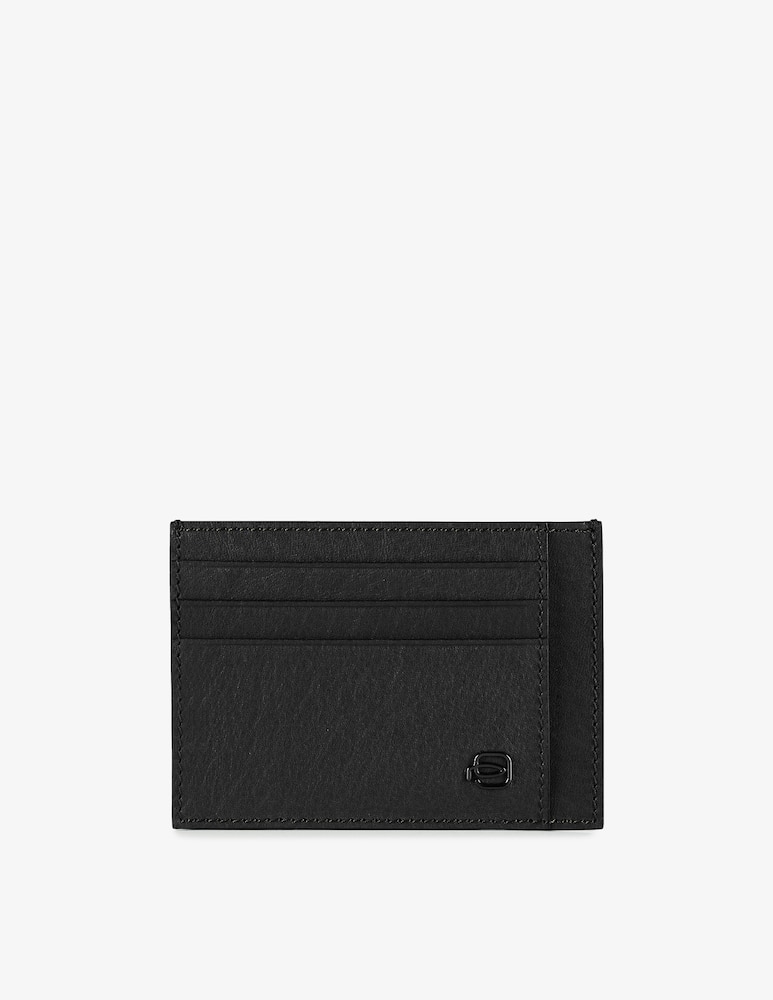 Piquadro Black Square Porta carte di credito in pelle - immagine 1 Piquadro Black Square Porta carte di credito in pelle - immagine 1