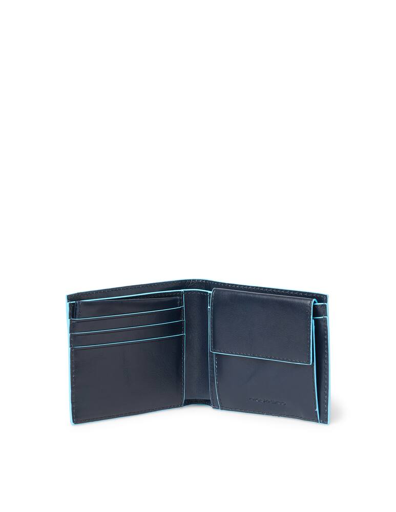 rinascente Piquadro Portafoglio con portamonete e porta carte - blu