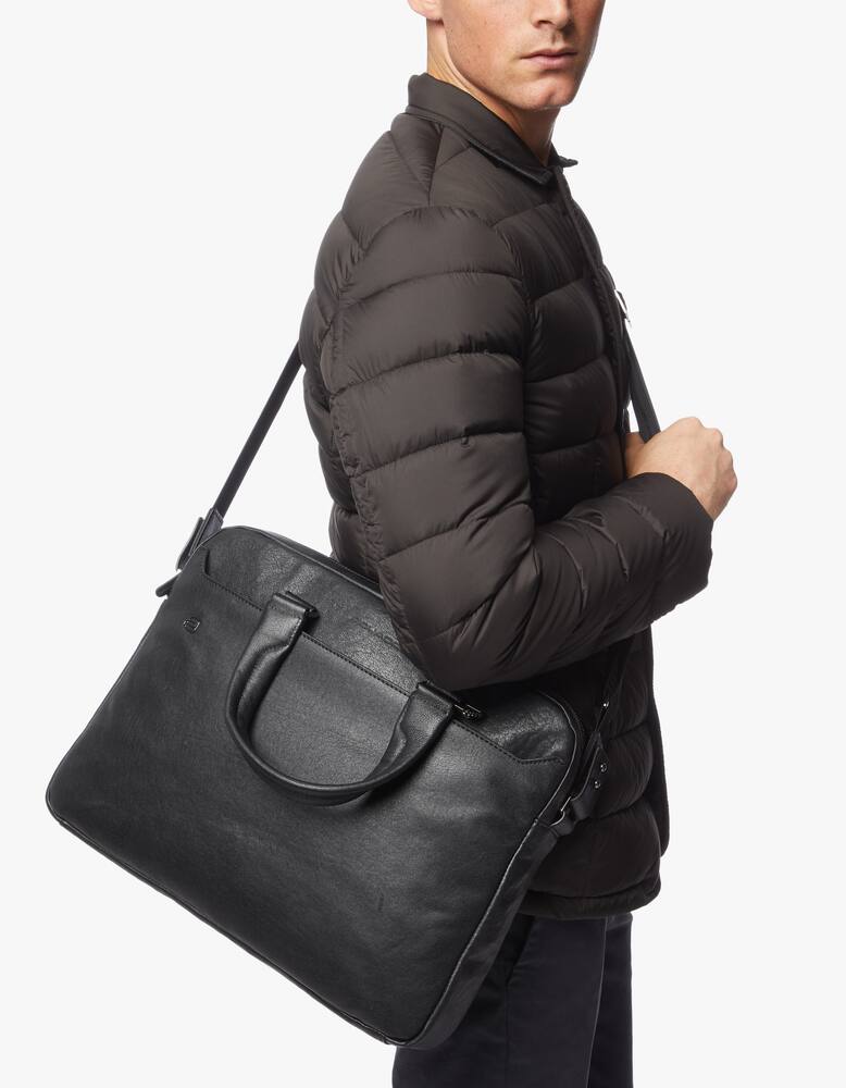 rinascente Piquadro Cartella a due manici porta computer e porta tablet - Nero