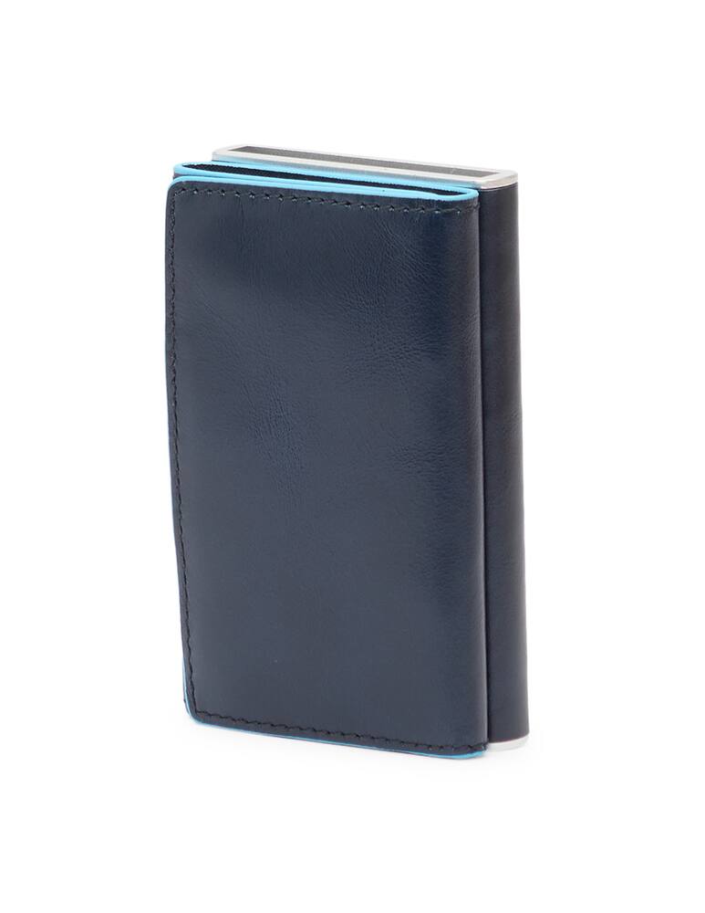 rinascente Piquadro Compact wallet per banconote e carte di credito - Blu