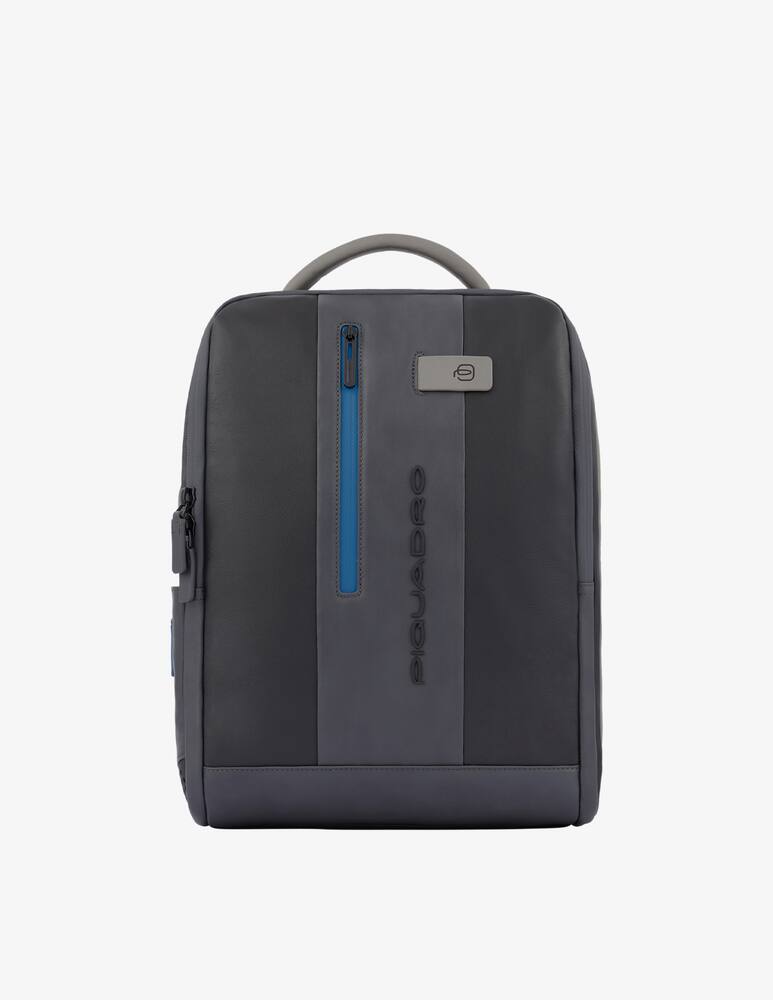 PIQUADRO Ili Zaino In Pelle Con Tasca Porta PC 15,6'' E Aggancio Trolley – Morbido E Elegante, Unisex