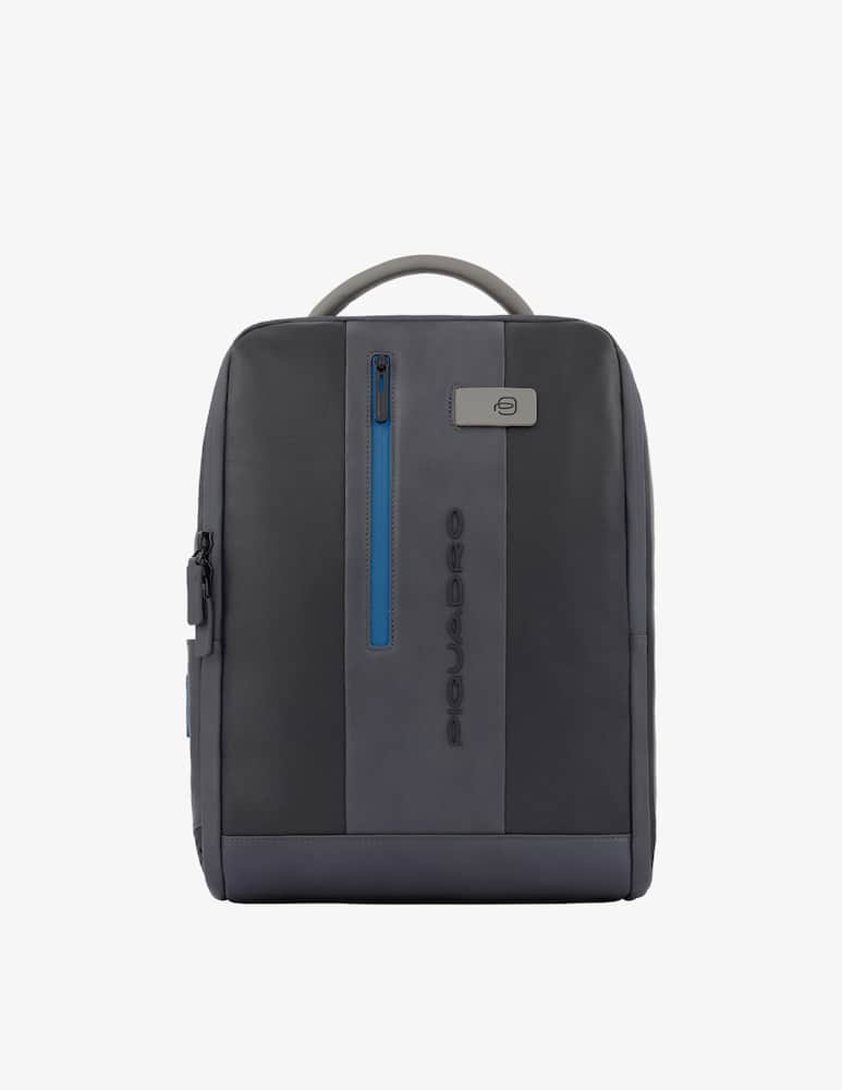 PIQUADRO Ili Zaino In Pelle Con Tasca Porta PC 15,6'' E Aggancio Trolley – Morbido E Elegante, Unisex