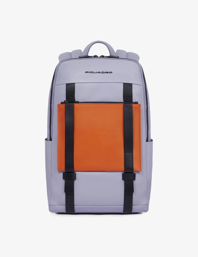 Piquadro David Zaino In Pelle 2 Comparti Porta Pc 14,00 - immagine 1