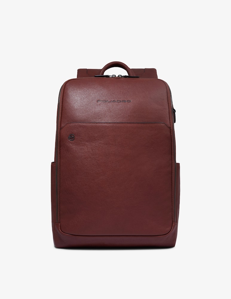Piquadro Leather backpack for PC 14'' - picture 1 Piquadro Leather backpack for PC 14'' - picture 1