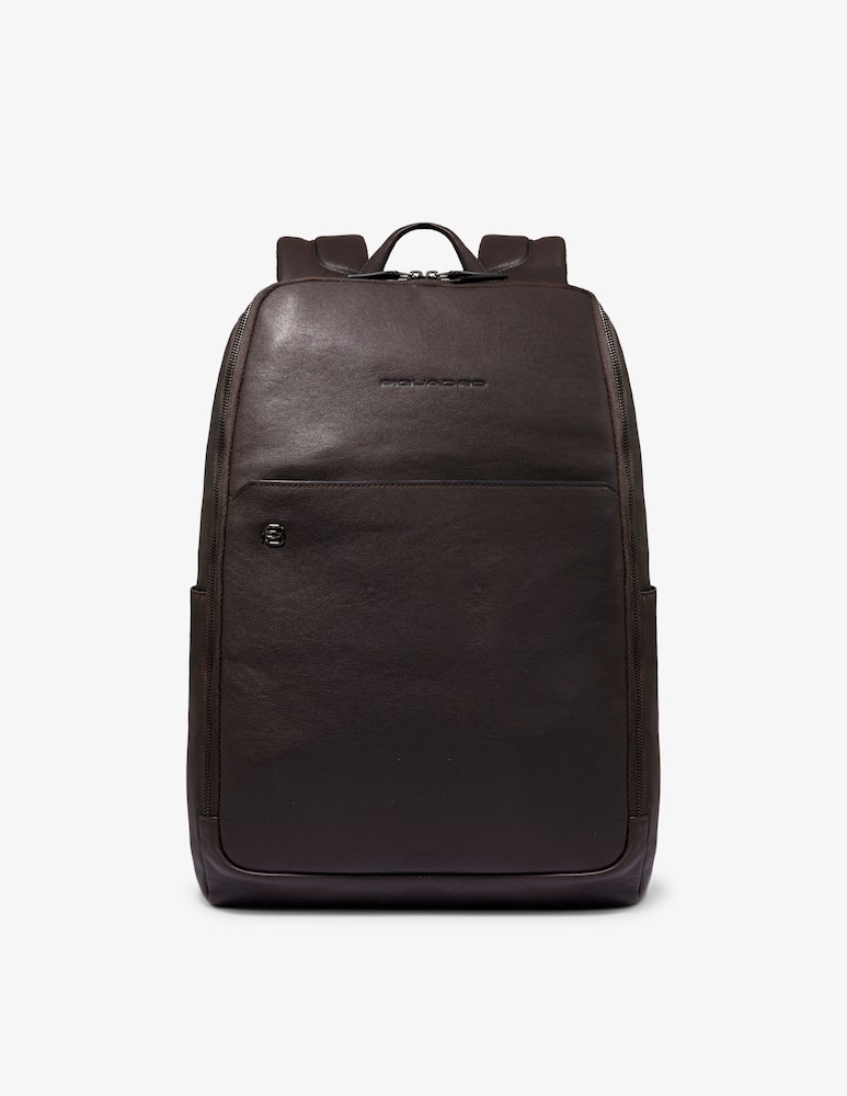 Piquadro Leather backpack for PC 14'' - picture 1 Piquadro Leather backpack for PC 14'' - picture 1