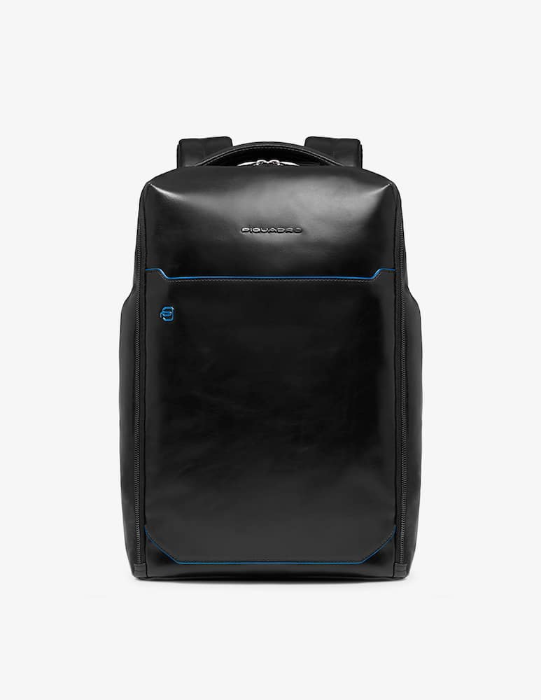 Piquadro 2 compartment leather backpack for PC 14'' - picture 1 Piquadro 2 compartment leather backpack for PC 14'' - picture 1