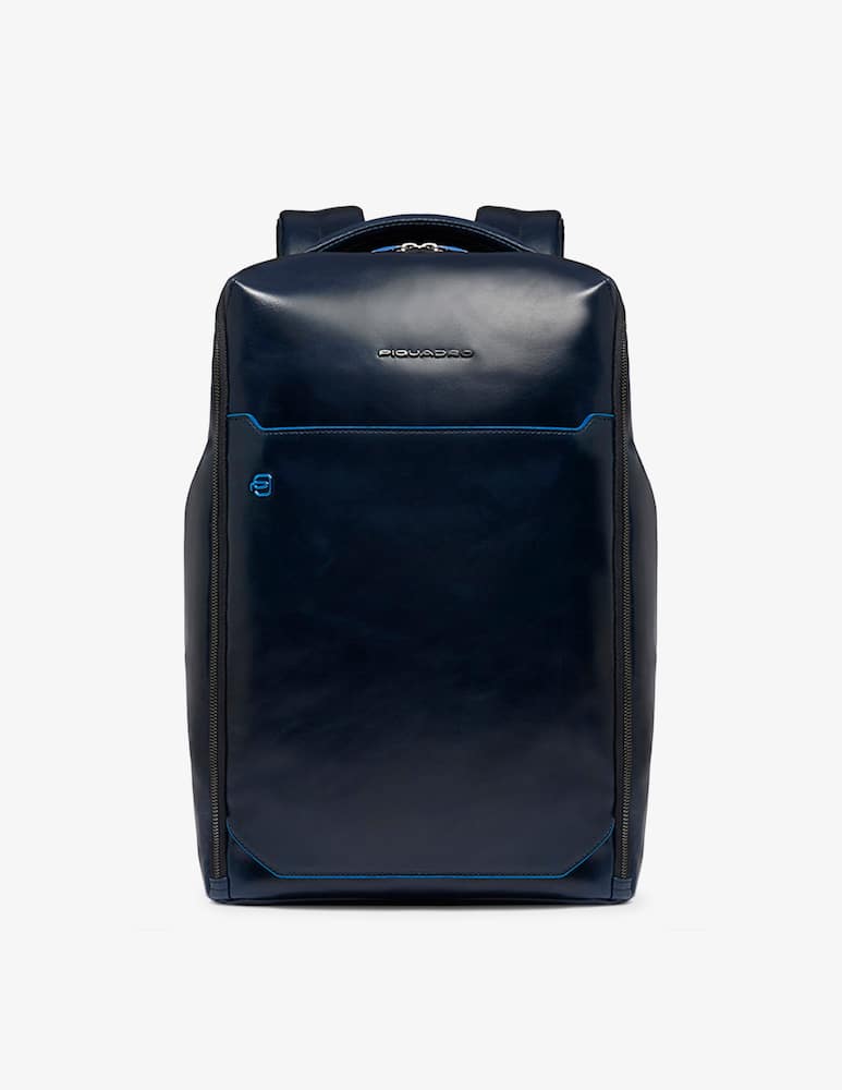 Piquadro Zaino 2 comparti in pelle porta PC 14'' - immagine 1 Piquadro Zaino 2 comparti in pelle porta PC 14'' - immagine 1