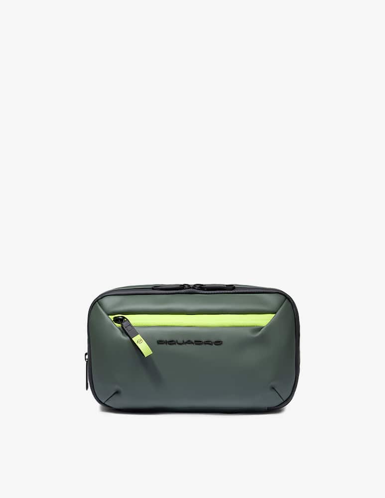 rinascente Piquadro Beauty Case With 2 Compartments In Fabric
