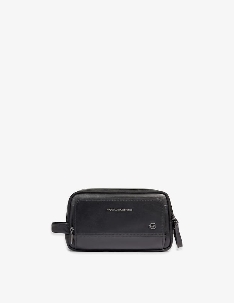 rinascente Piquadro Leather toiletry bag