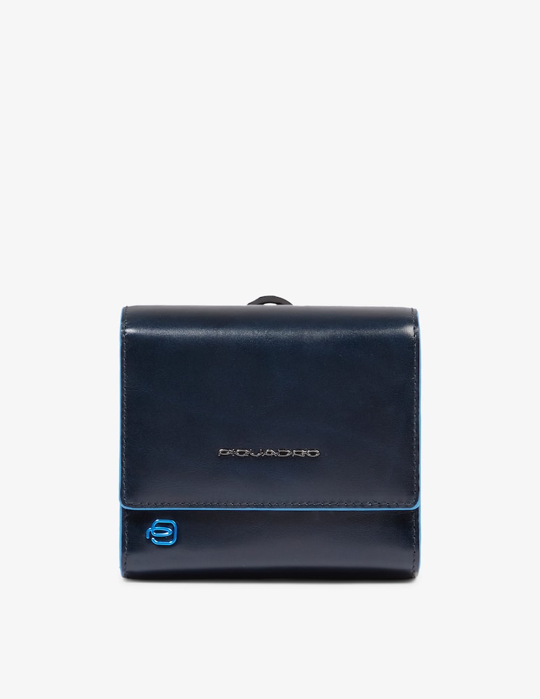 rinascente Piquadro Leather Case With Foldable Charging Base